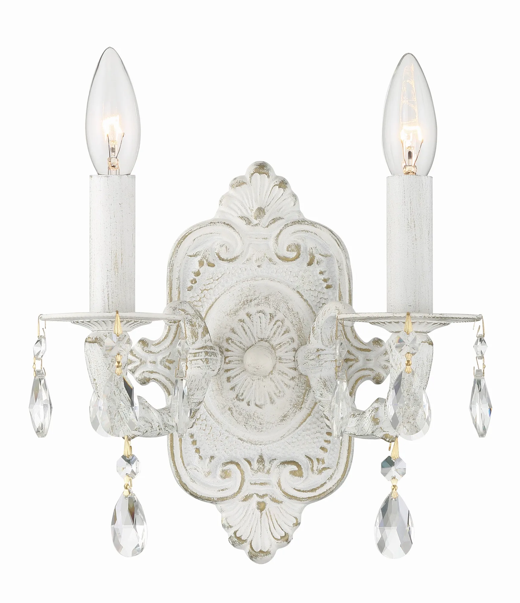 Paris Market 10" Antique White Sconce