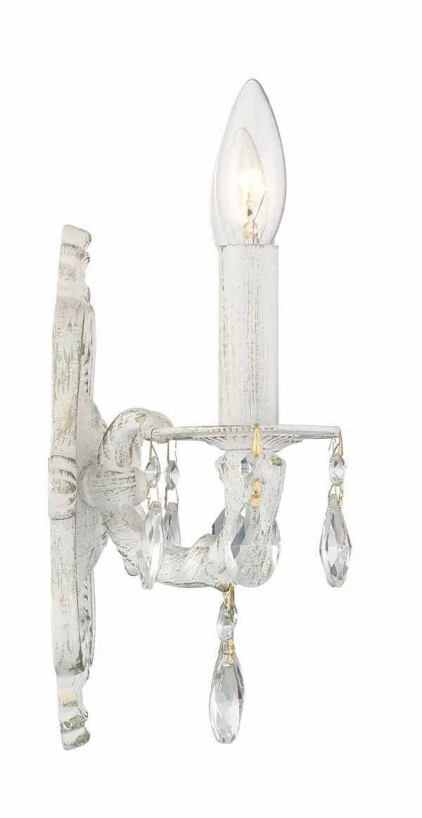 Paris Market 10" Antique White Sconce - Image 3
