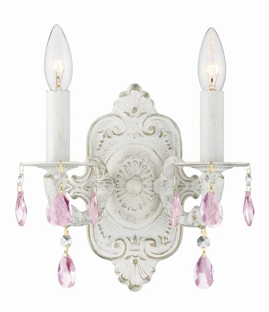 Paris Market 10" Antique White Sconce - Image 6