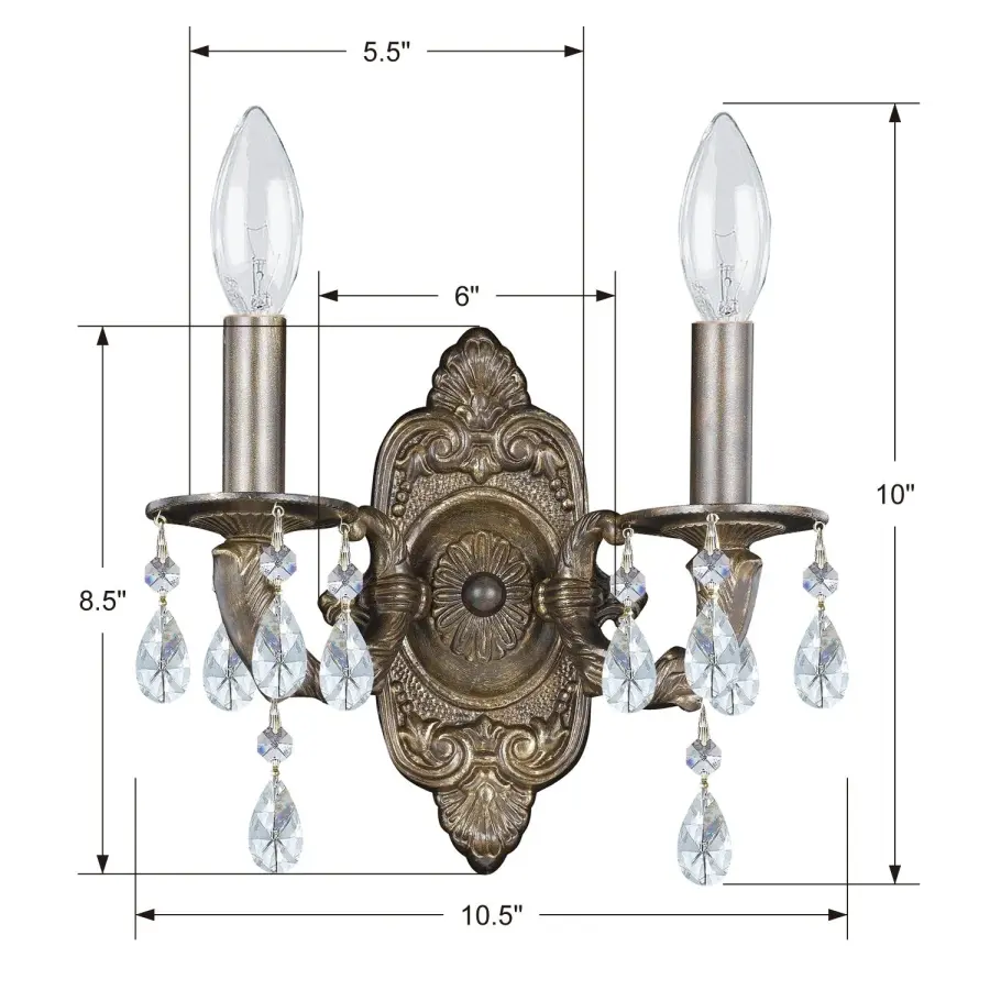 Paris Market 10" Sconce - Image 2