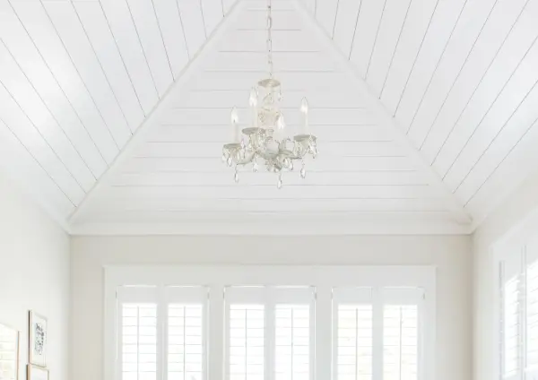 Paris Market 13.5" Antique White Chandelier - Image 7