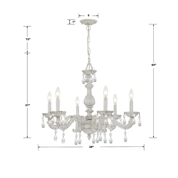 Paris Market 28" Chandelier - Image 2