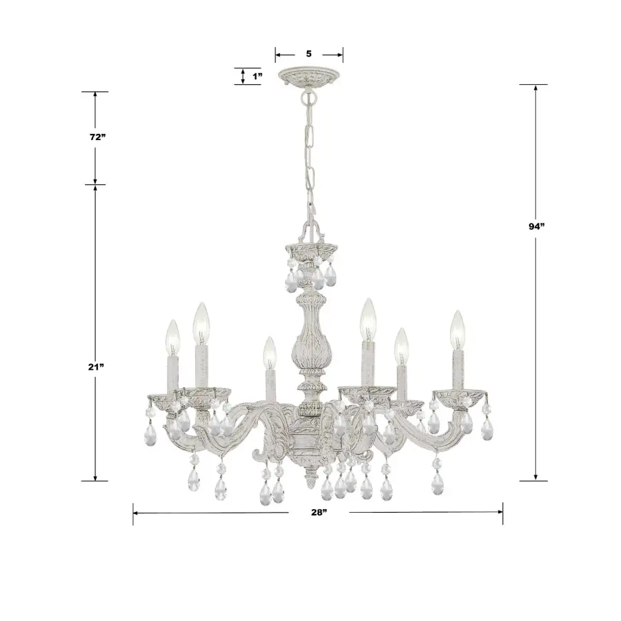 Paris Market 28" Chandelier - Image 2