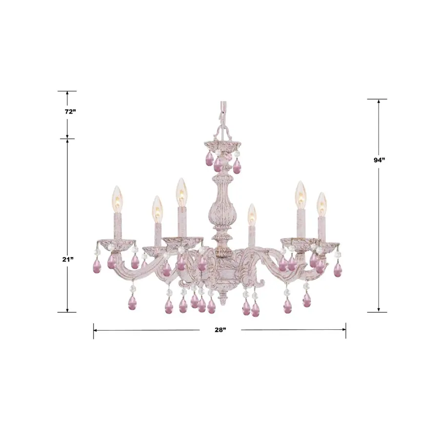 Paris Market 28" Chandelier - Image 4