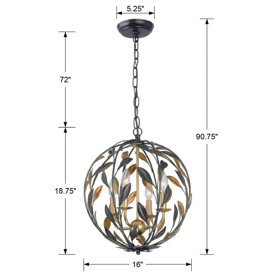 Broche 16" Chandelier - Image 22