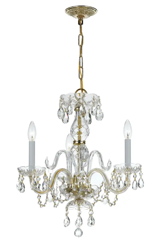 Traditional Crystal 16" Mini Chandelier - Image 7
