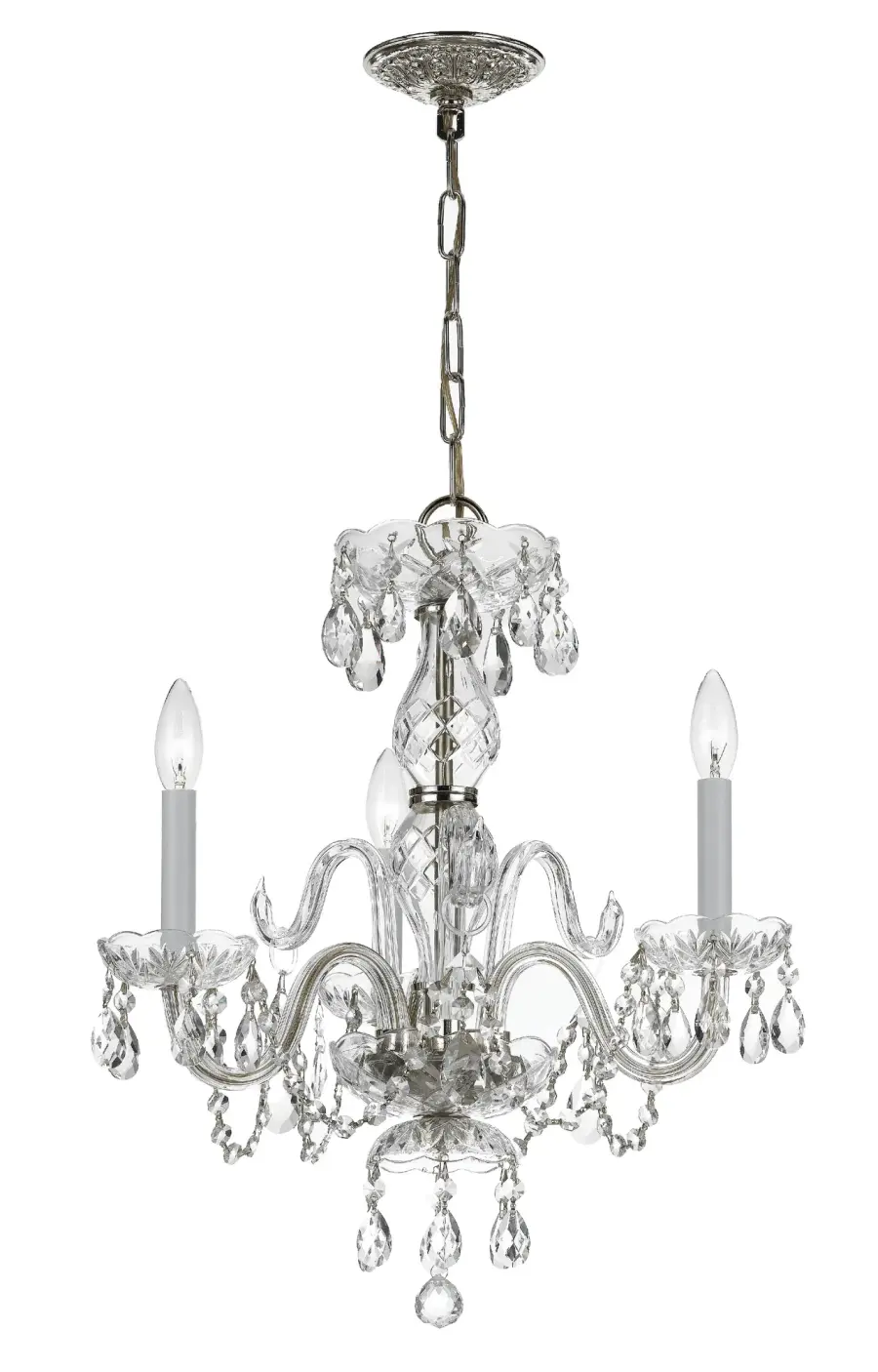 Traditional Crystal 16" Chandelier - Image 6