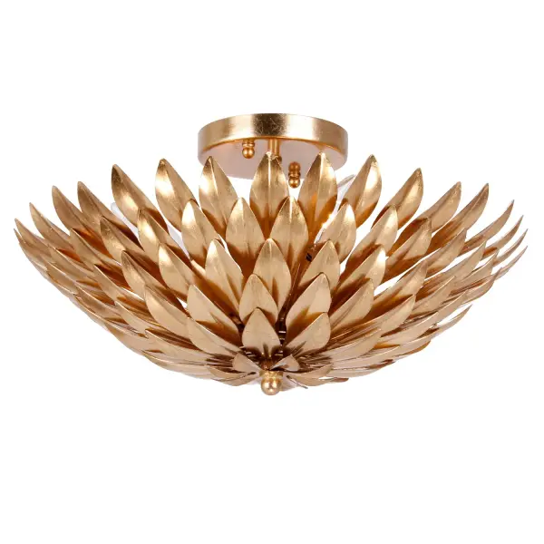 Broche 16" Semi Flush Mount in Antique Gold - Image 2