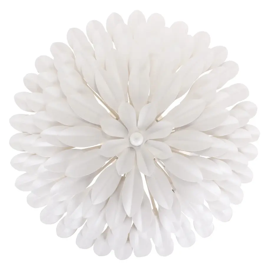 Broche 16" Semi Flush Mount in Antique Gold - Image 11