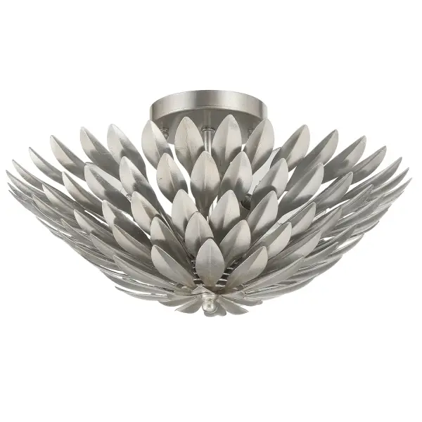 Broche 16" Semi Flush Mount in Antique Gold - Image 19