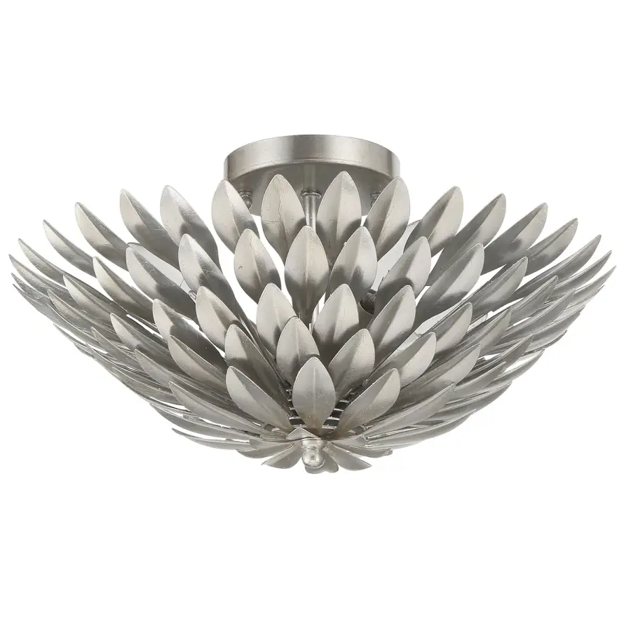 Broche 16" Semi Flush Mount in Antique Gold - Image 19
