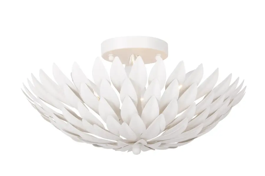 Broche 16" Semi Flush Mount in Antique Gold - Image 8