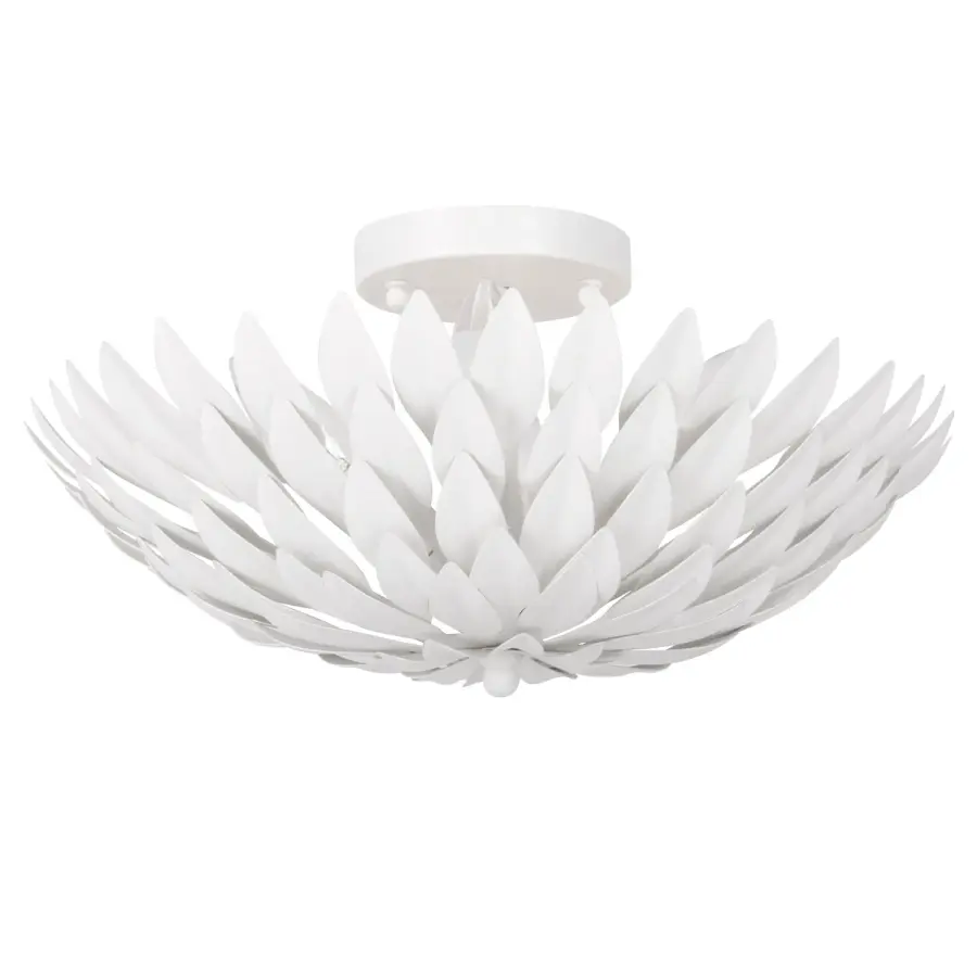 Broche 16" Semi Flush Mount in Antique Gold - Image 9