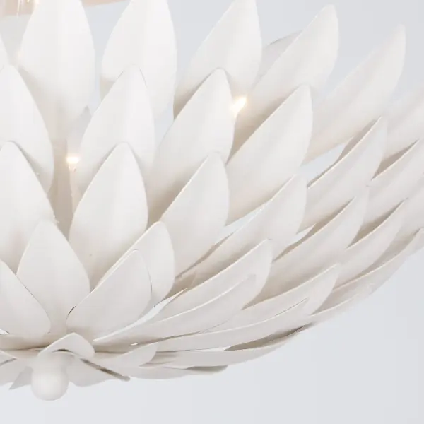 Broche 16" Semi Flush Mount in Antique Gold - Image 10