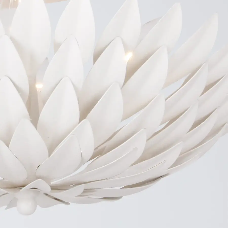 Broche 16" Semi Flush Mount in Antique Gold - Image 10