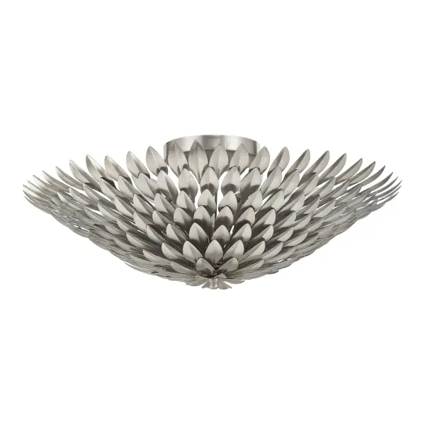 Broche 24" Semi Flush Mount in Antique Gold - Image 11