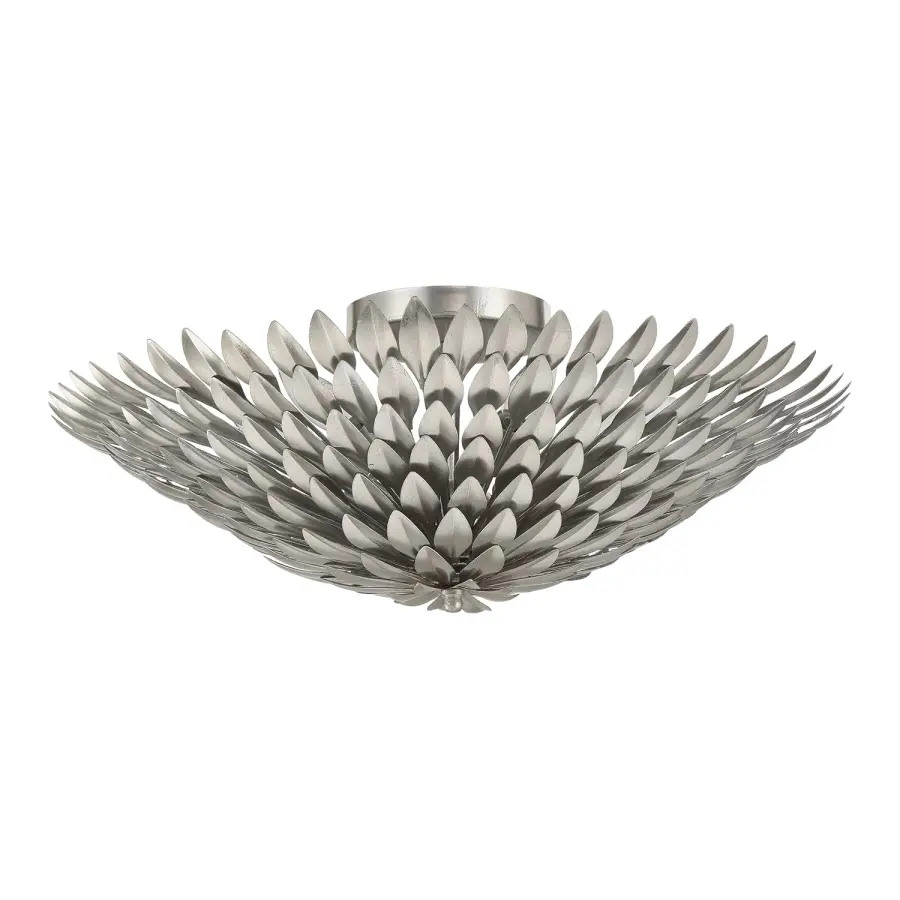 Broche 24" Semi Flush Mount in Antique Gold - Image 11