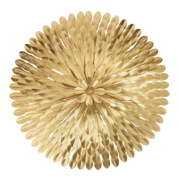 Broche 24" Semi Flush Mount in Antique Gold - Image 5