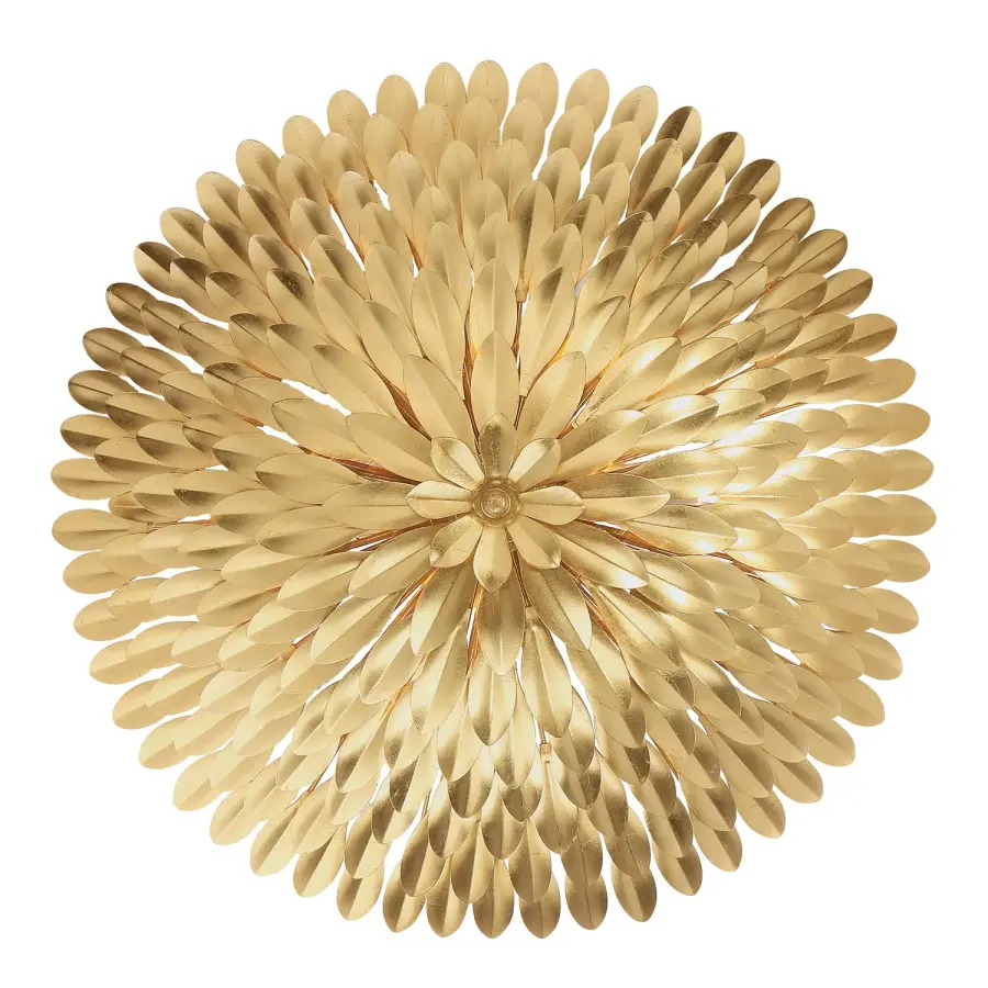 Broche 24" Semi Flush Mount in Antique Gold - Image 5