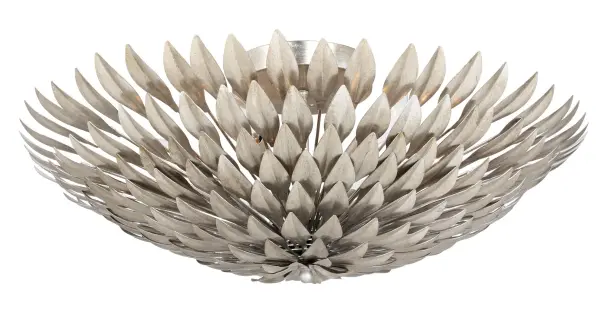 Broche 24" Semi Flush Mount in Antique Gold - Image 10