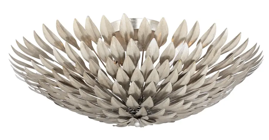 Broche 24" Semi Flush Mount in Antique Gold - Image 10