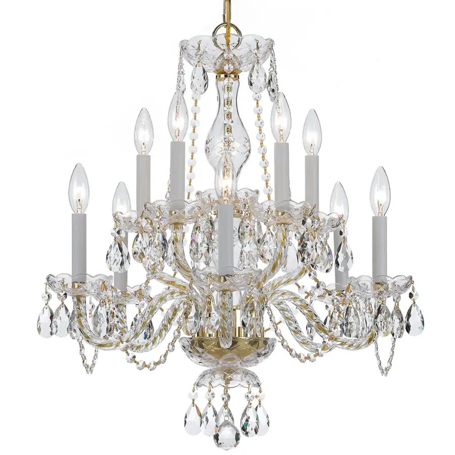 Traditional Crystal 23" Chandelier - Image 9