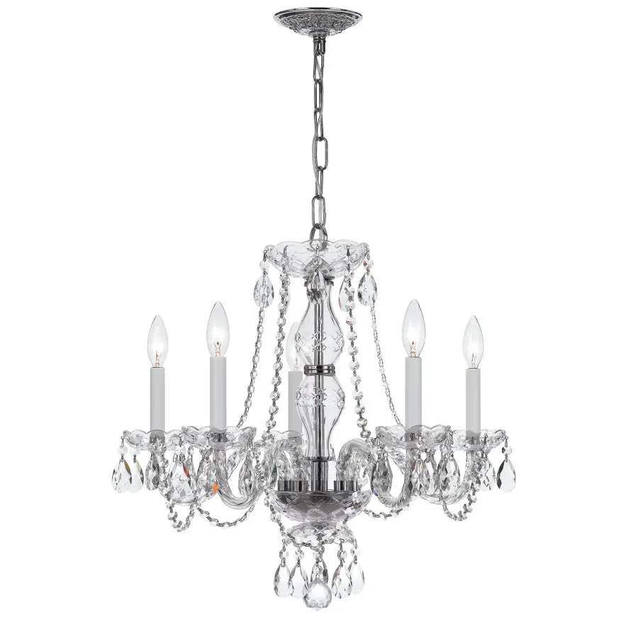 Traditional Crystal 21" Chandelier - Image 2