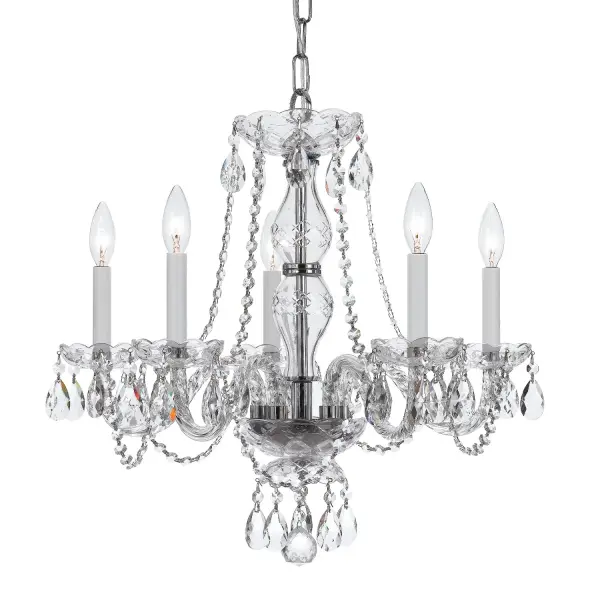Traditional Crystal 21" Chandelier - Image 3