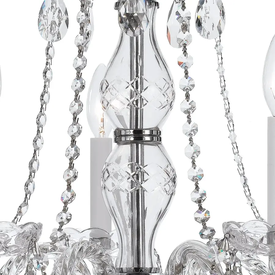 Traditional Crystal 21" Chandelier - Image 4