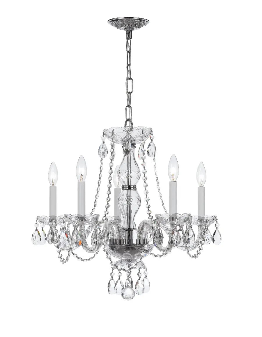 Traditional Crystal 21" Chandelier - Image 1