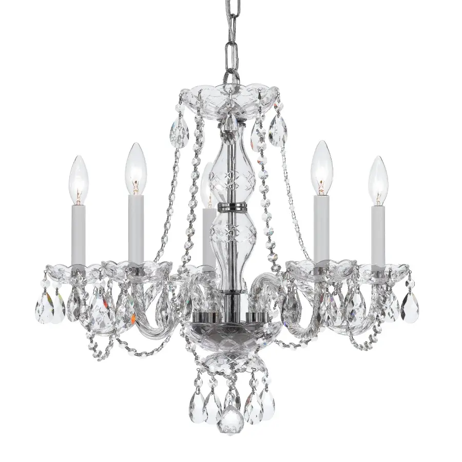 Traditional Crystal 21" Chandelier - Image 8