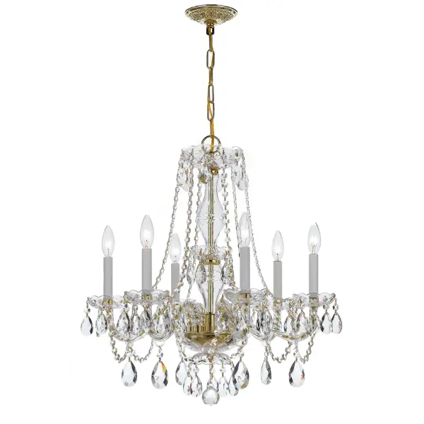 Traditional Crystal 23" Chandelier - Image 8