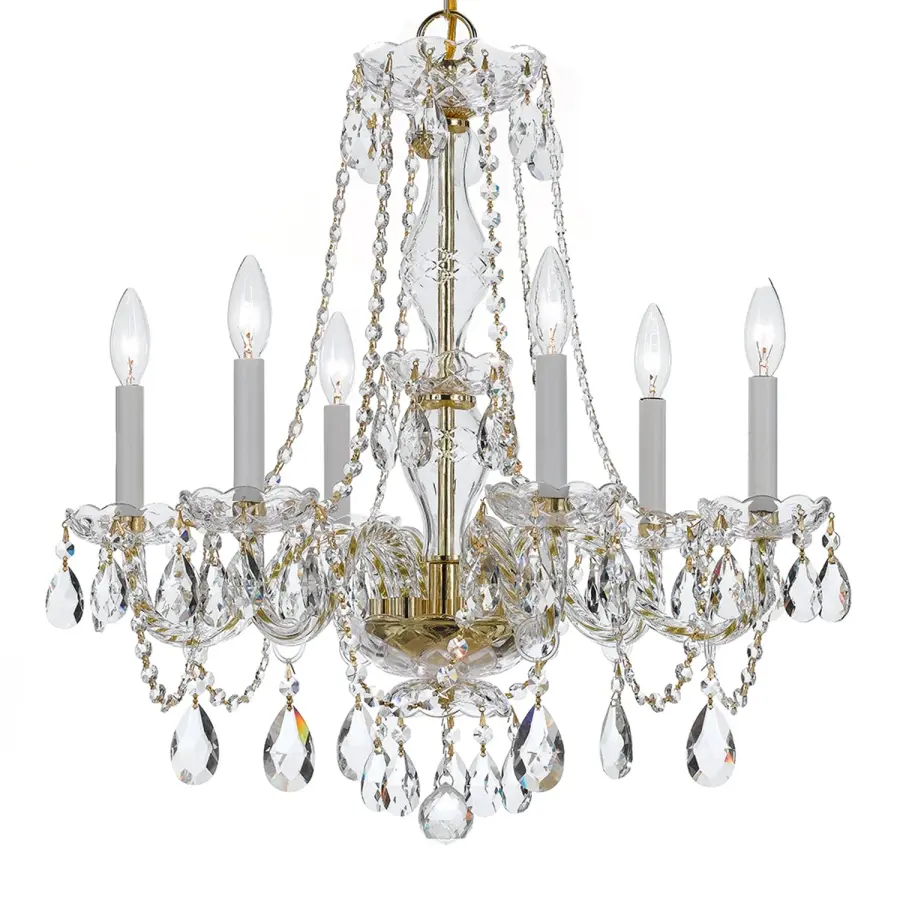 Traditional Crystal 23" Chandelier - Image 9