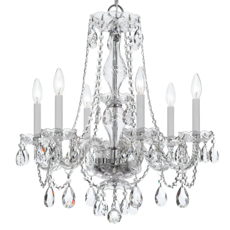 Traditional Crystal 23" Chandelier - Image 3
