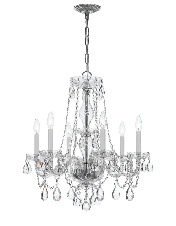 Traditional Crystal 23" Chandelier - Image 6