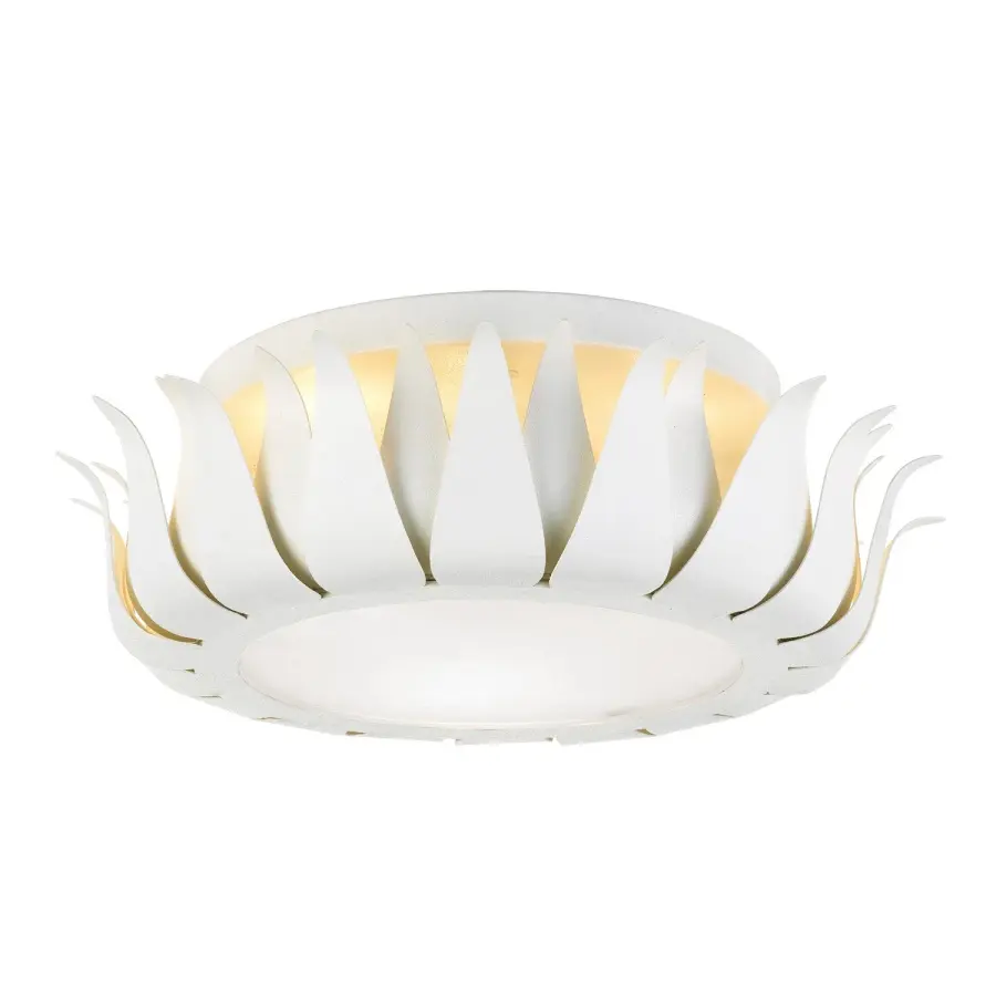 Broche 16" Flush Mount in Antique Gold - Image 5