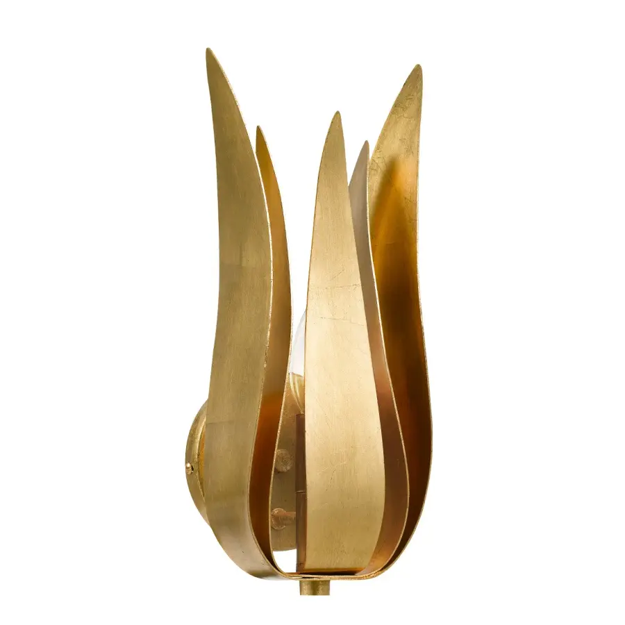Broche 8" Antique Gold Sconce - Image 2