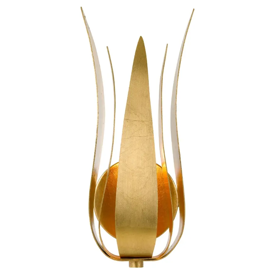 Broche 8" Antique Gold Sconce - Image 3