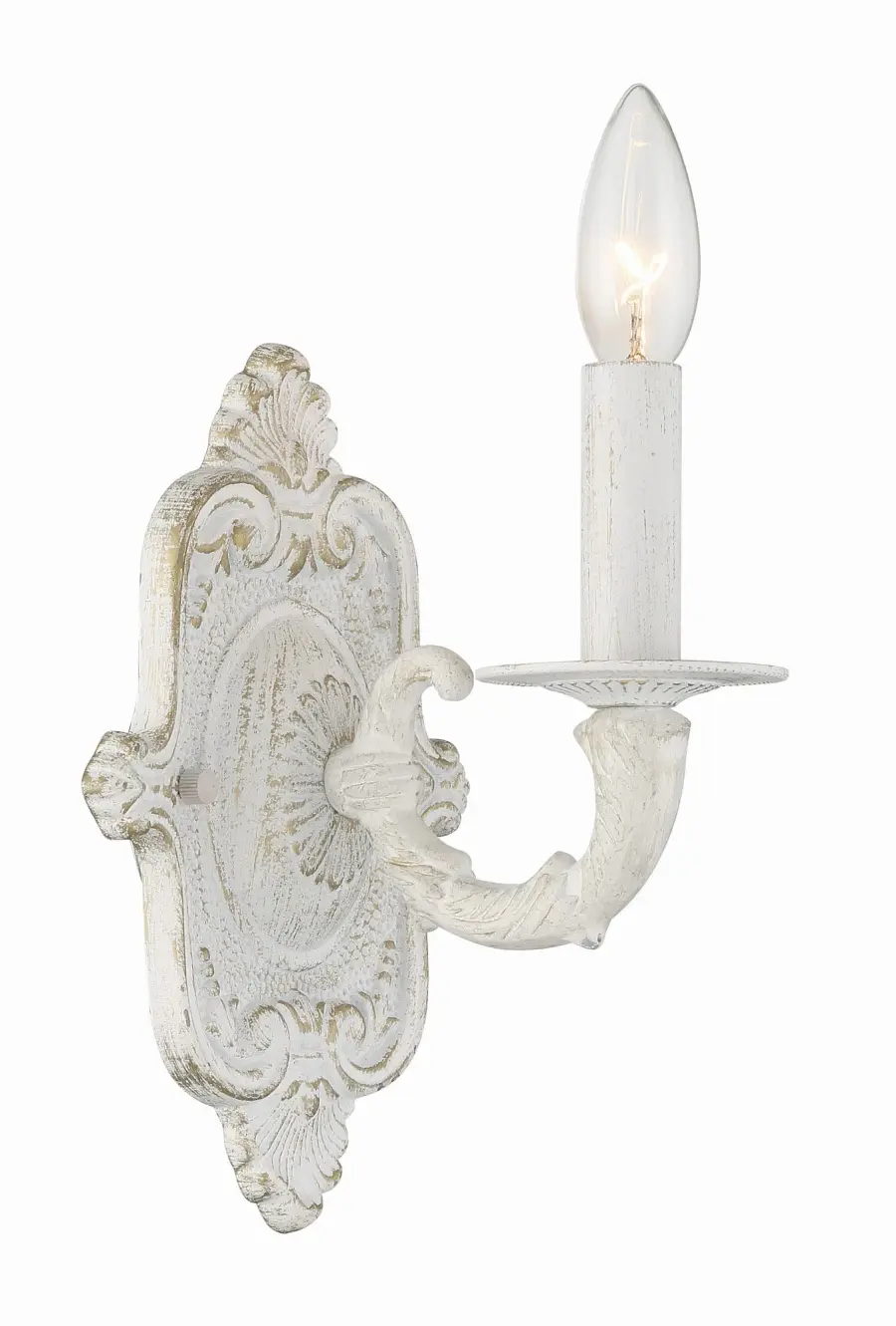Paris Market 5" Sconce in Antique White - Image 1