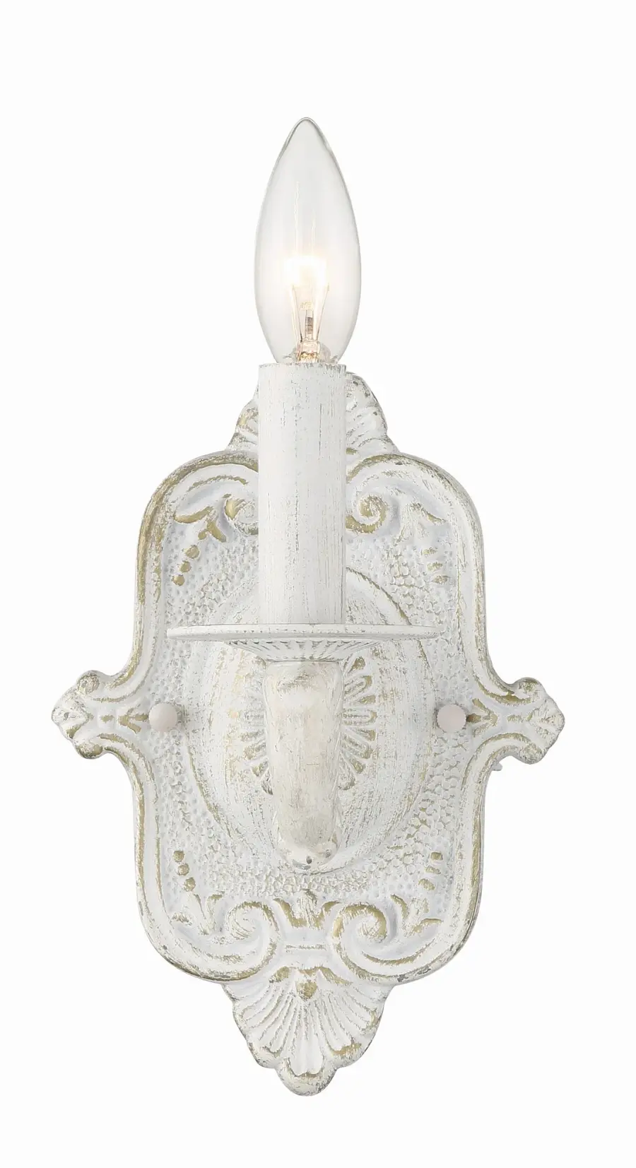 Paris Market 5" Sconce in Antique White - Image 3