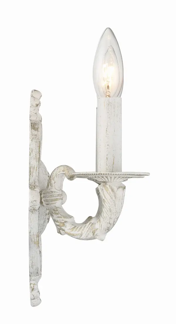Paris Market 10" Antique White Sconce - Image 3