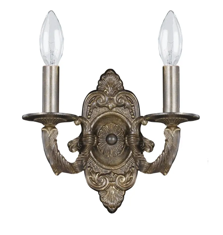 Paris Market 10" Antique White Sconce - Image 7