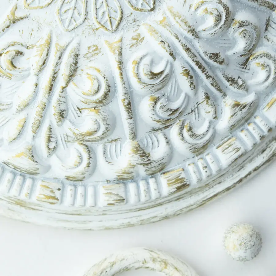 Paris Market 13.5" Chandelier in Antique White - Image 7