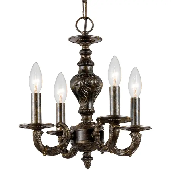 Paris Market 13.5" Chandelier in Antique White - Image 8