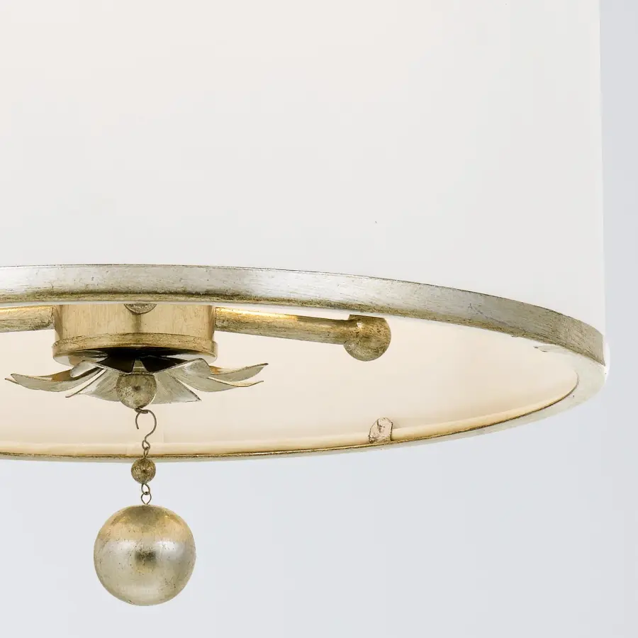 Broche 14" Antique Gold Chandelier - Image 12
