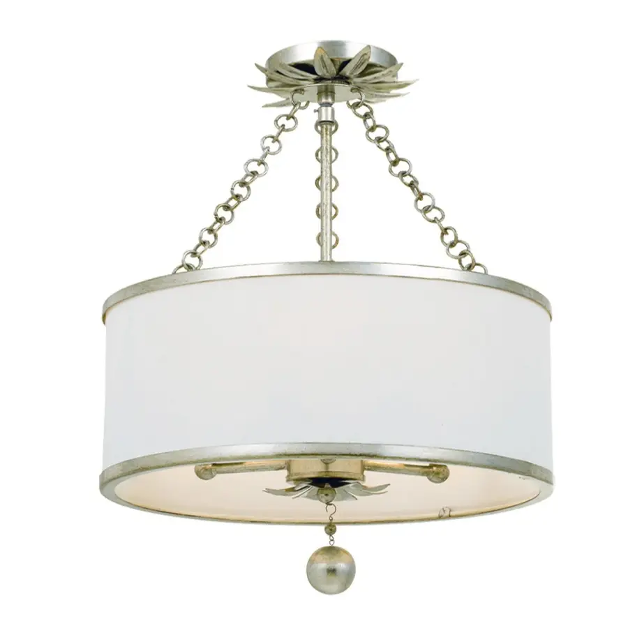 Broche 14" Semi Flush Mount in Antique Gold - Image 6