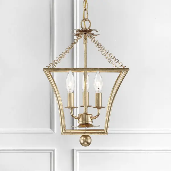 Broche 11" Chandelier in Antique Gold - Image 5