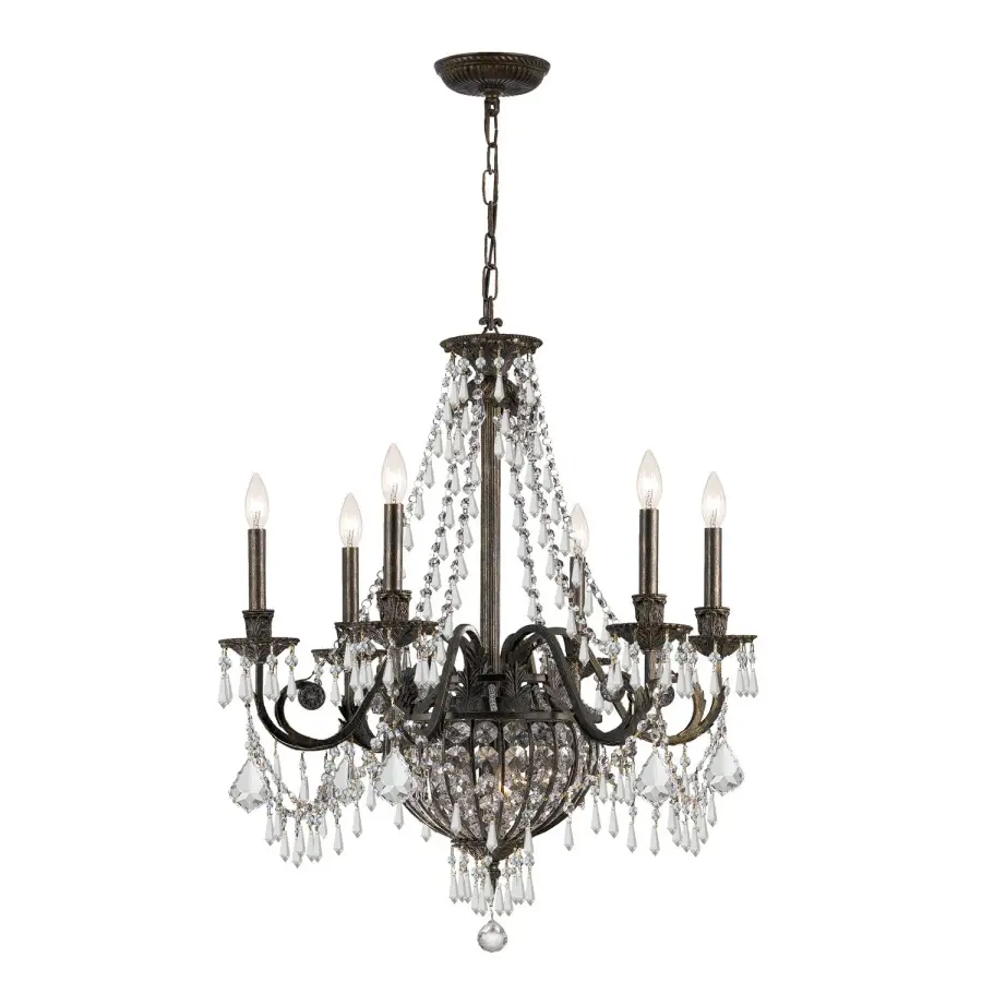 Vanderbilt 27" Crystal Chandelier - Image 1