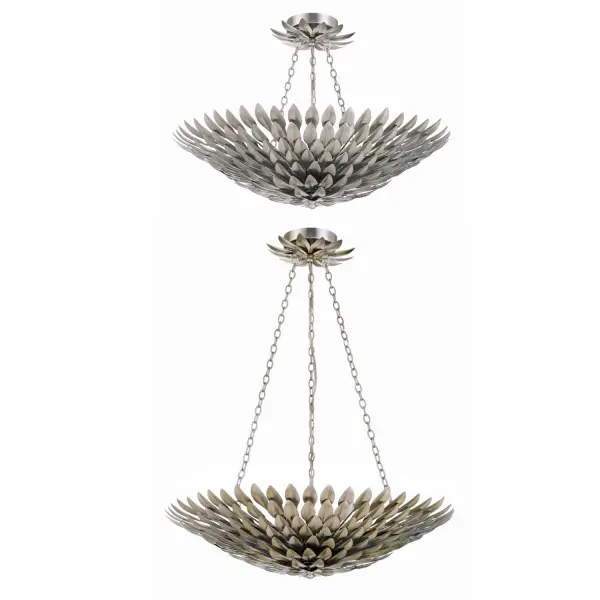 Broche 24.5" Antique Gold Chandelier - Image 20