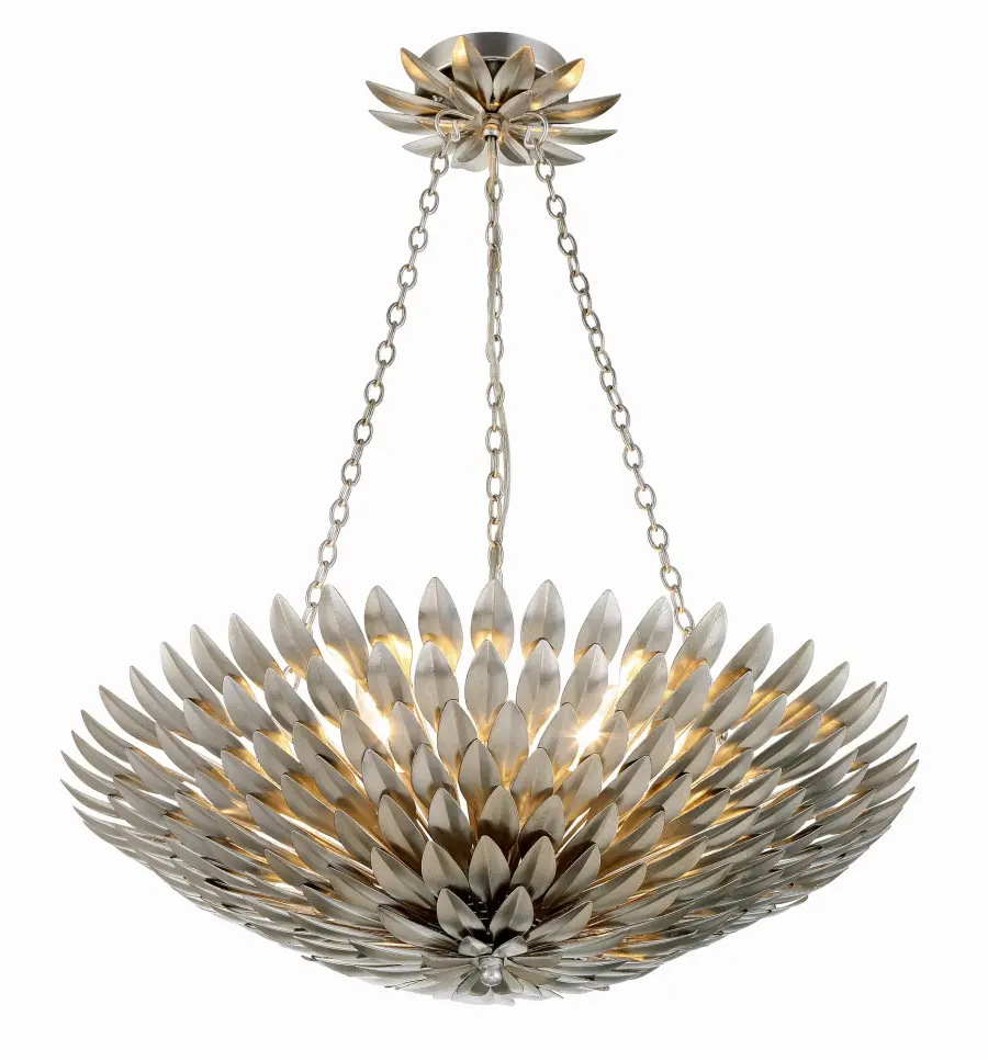 Broche 24.5" Antique Gold Chandelier - Image 21